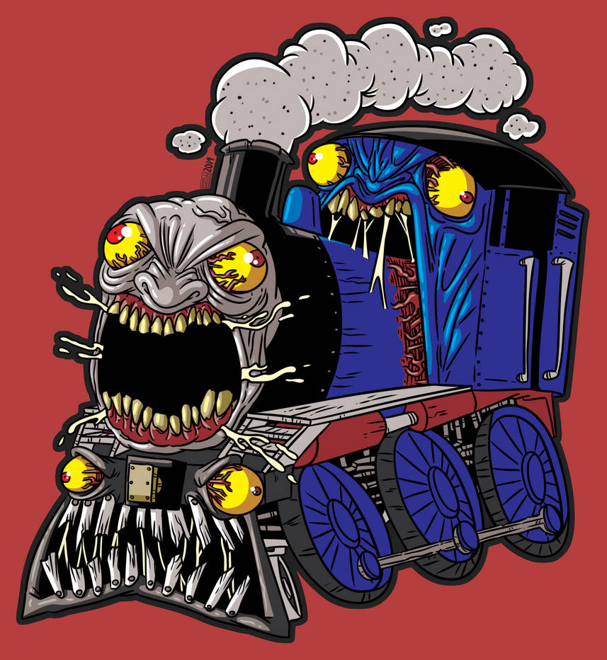 Scream Train Scream Train - Drawlloween 2019 by MichaelJLarson on DeviantArt
