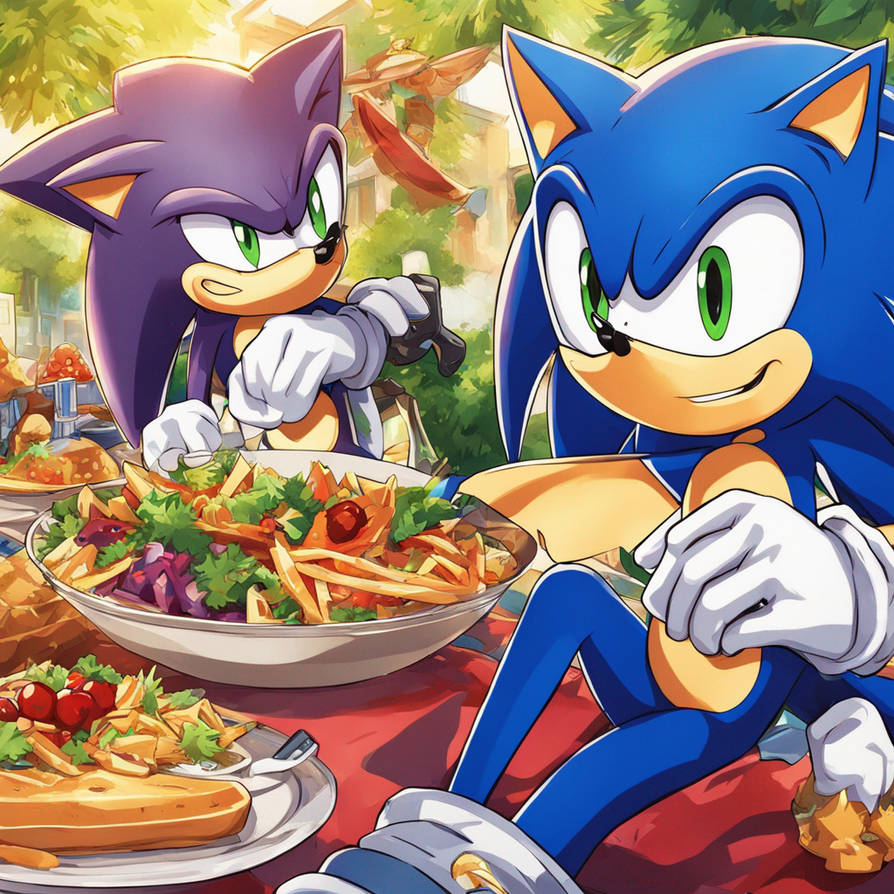 Sonic and shadow on there first date