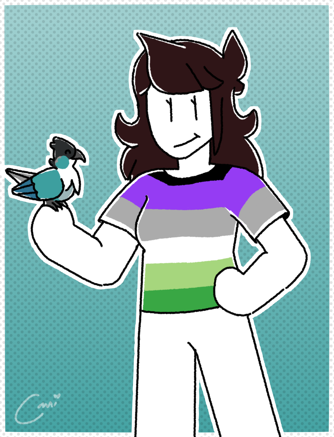 ChristmasCarrie  on X: Day 15 of Pride Month art: Jaiden  (@JaidenAnimation) #JaidenAnimations #aroace #JaidenAnimationsfanart  #PrideMonth #PrideMonth2022  / X