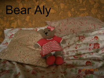 Cute knitted bear Aly