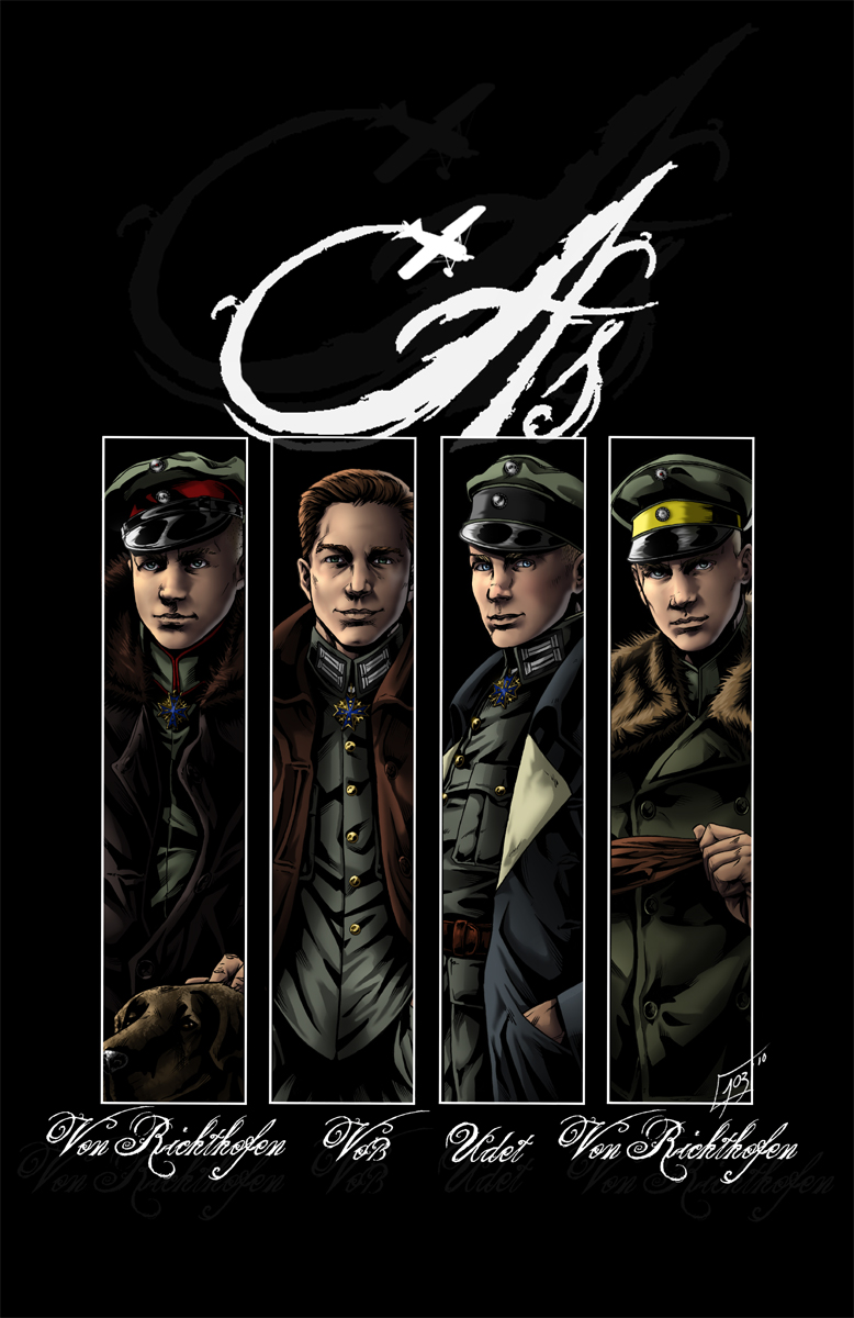 As-Von Richthofen, Voss, Udet