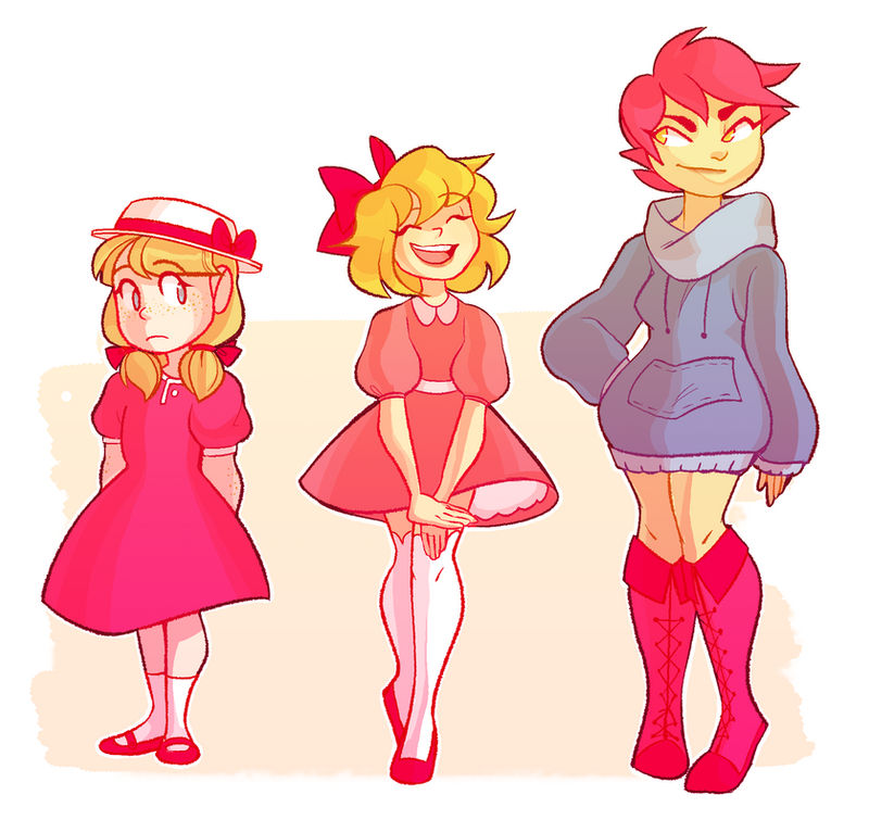 Pink Lady Deviantart pink ladies by elizabysmal on DeviantArt