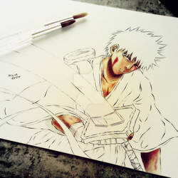 Kurosaki . Ichigo - W.I.P Traditional Coloring