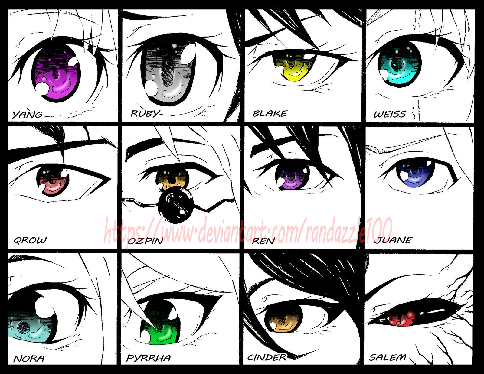 RWBY Eyes by Randazzle100 on DeviantArt