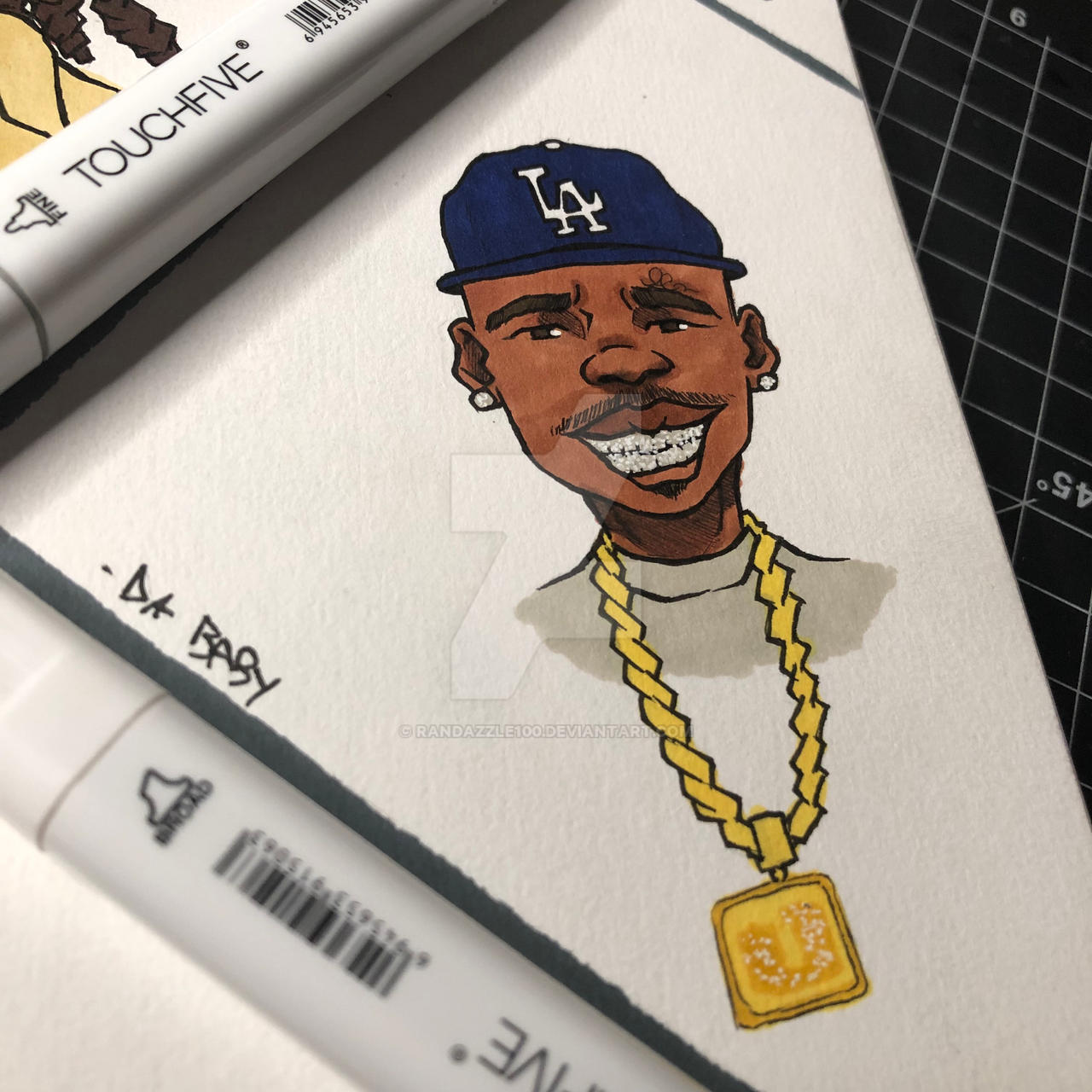 RAPPERS AS CARTOONS- DA BABY by Randazzle100 on DeviantArt