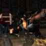 Kenshiro vs Scorpion and Subzero