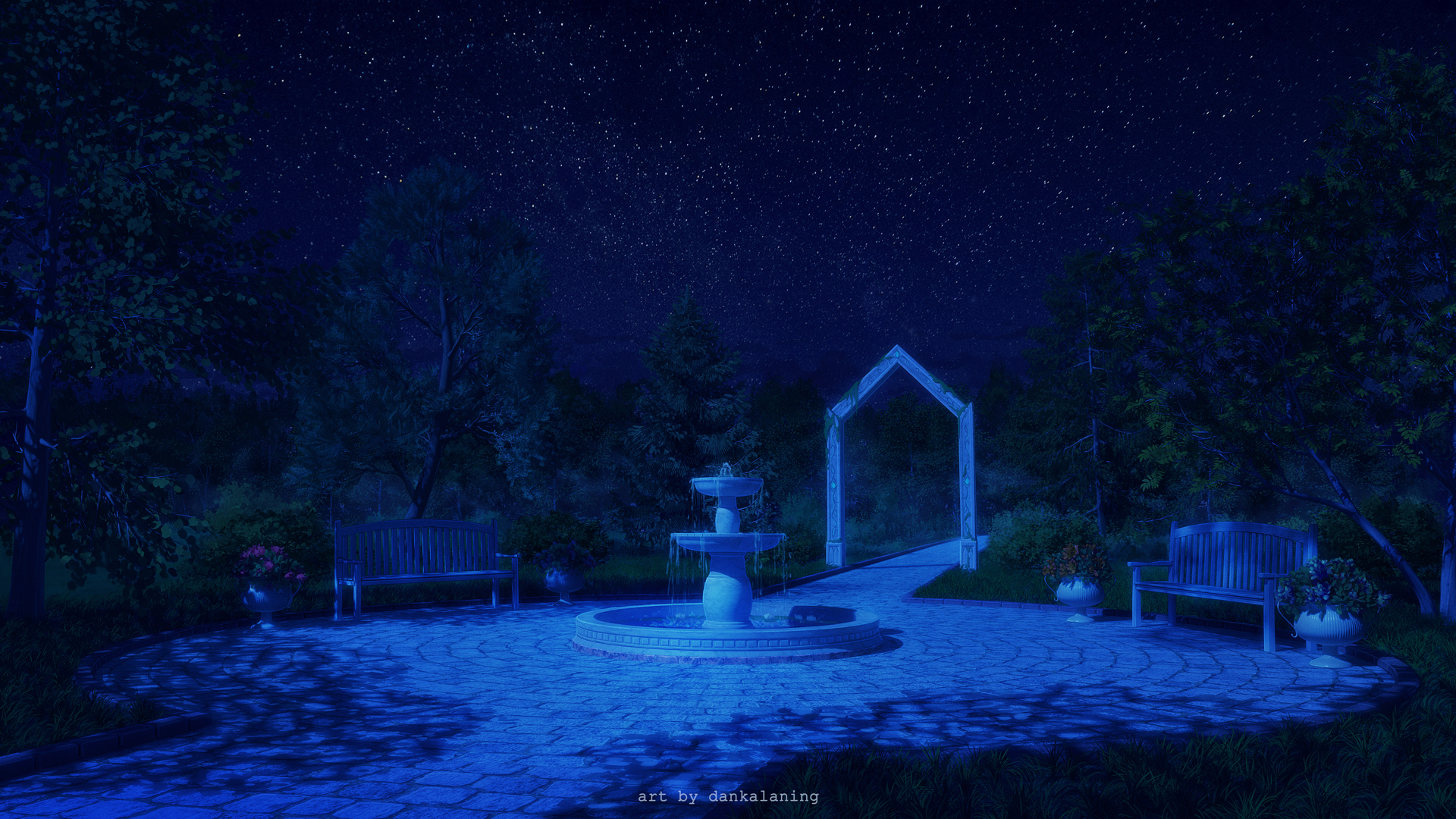 Night garden [Alchemy of Love] by dankalaning on DeviantArt