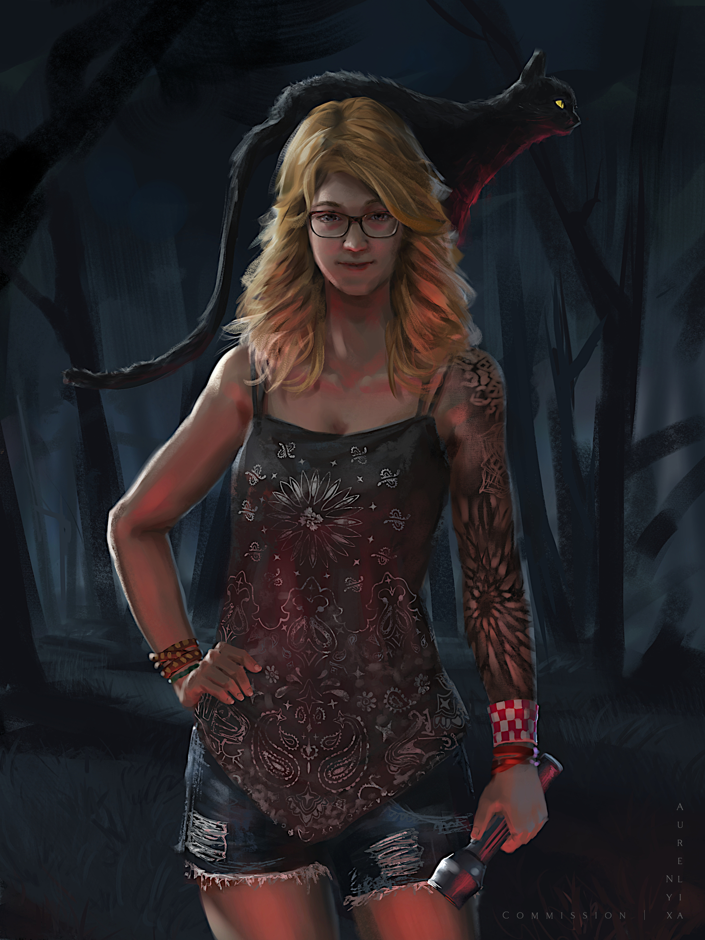 Commission - Client's as Kate from DbD by nyxaurelia on DeviantArt