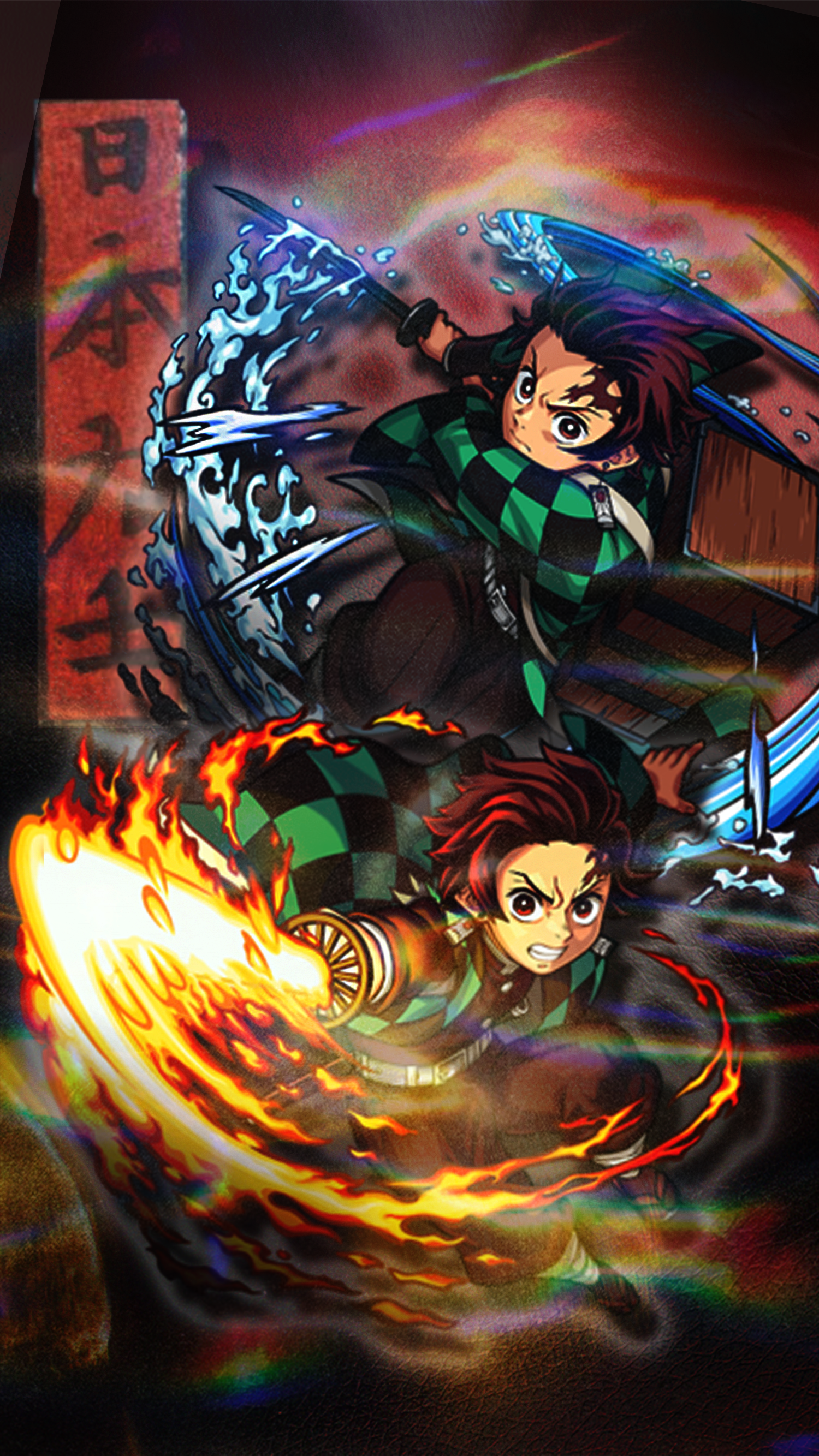 Demon Slayer iPhone wallpaper by amac12 on DeviantArt Demon Slayer iPhone wallpaper by amac12 on DeviantArt