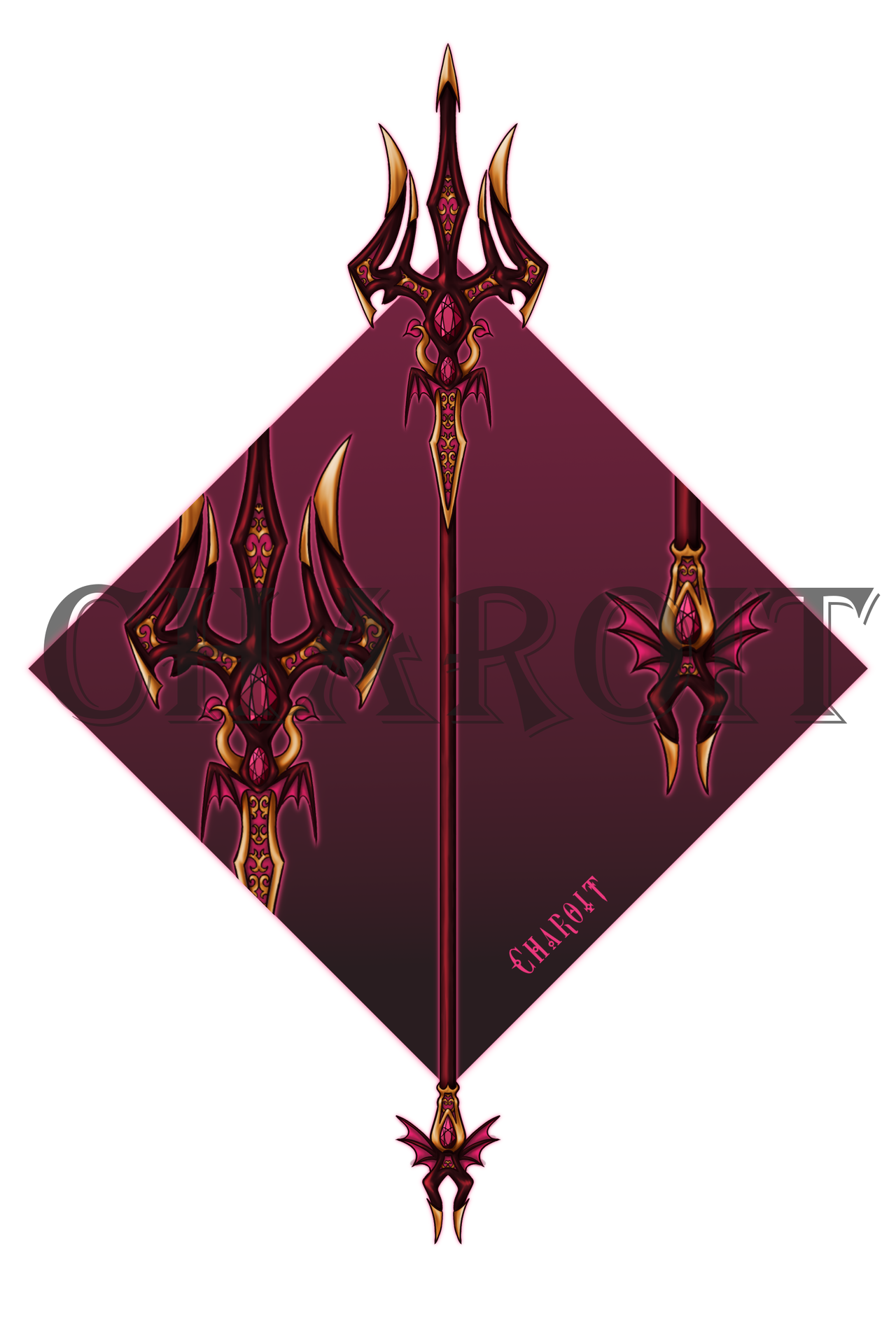 Custom Trident by CharaWayfarer on DeviantArt