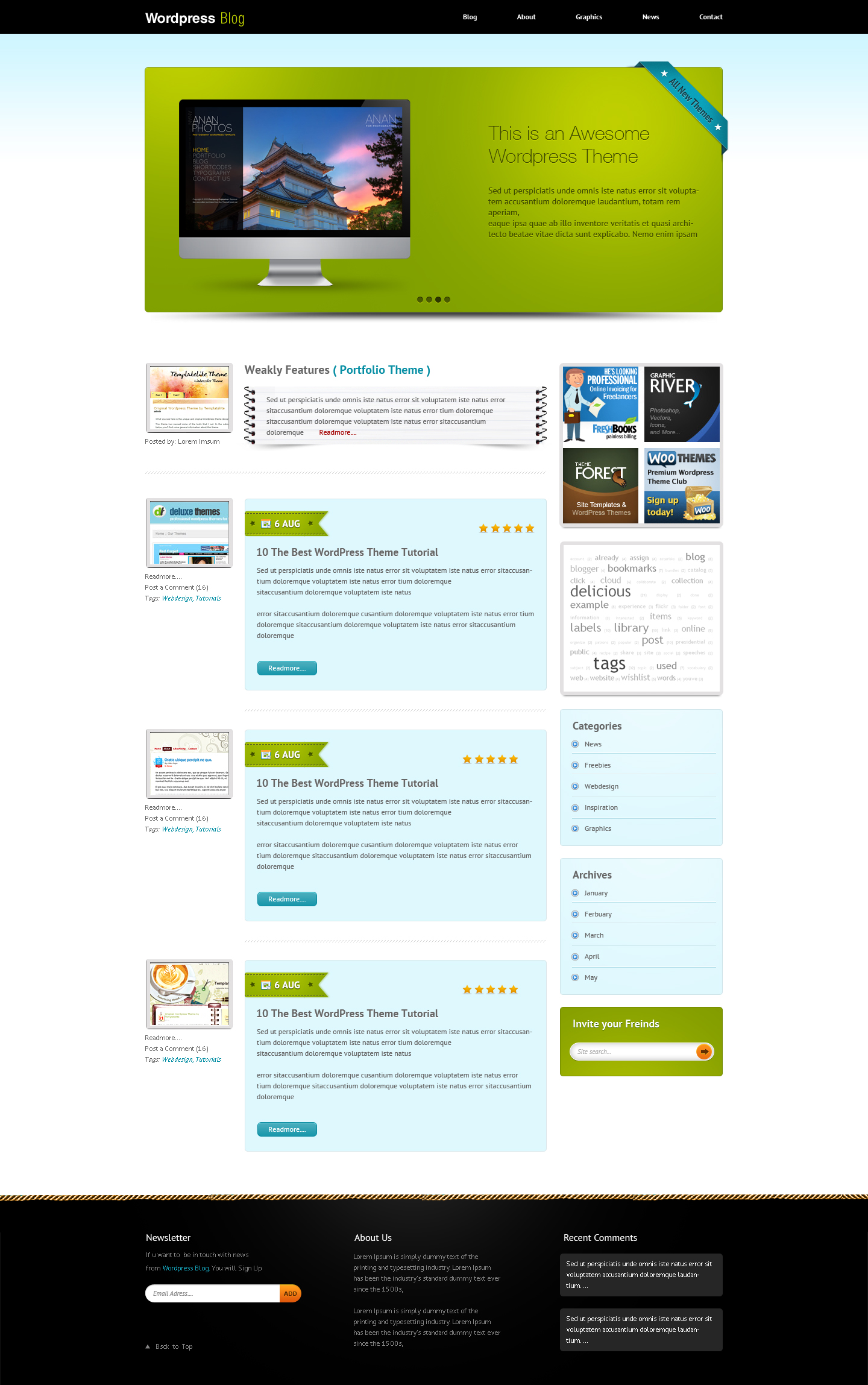 WordPress Blog Theme