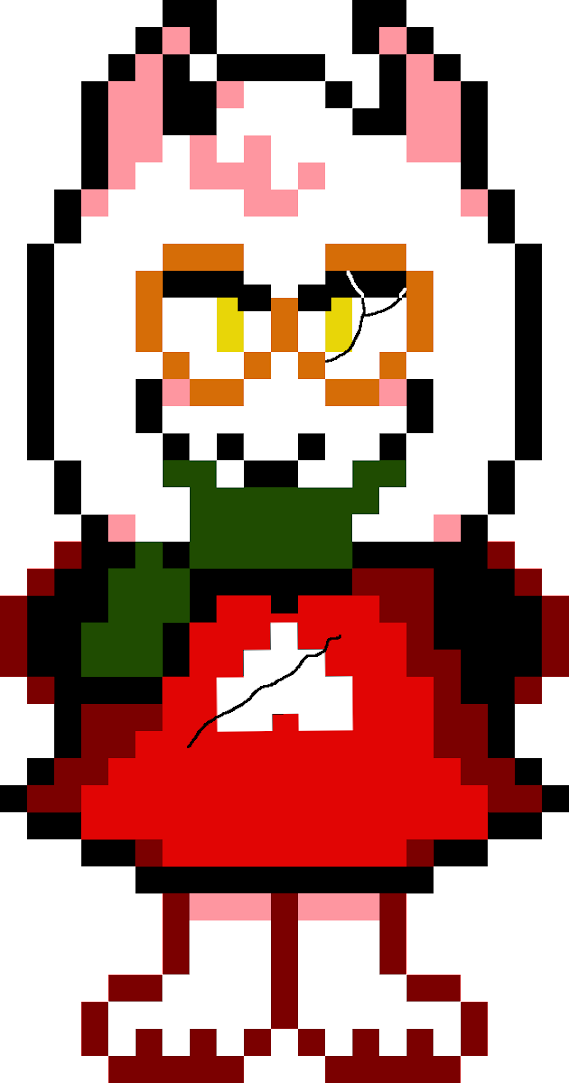 Evil Ralsei by BradWorstArt on DeviantArt