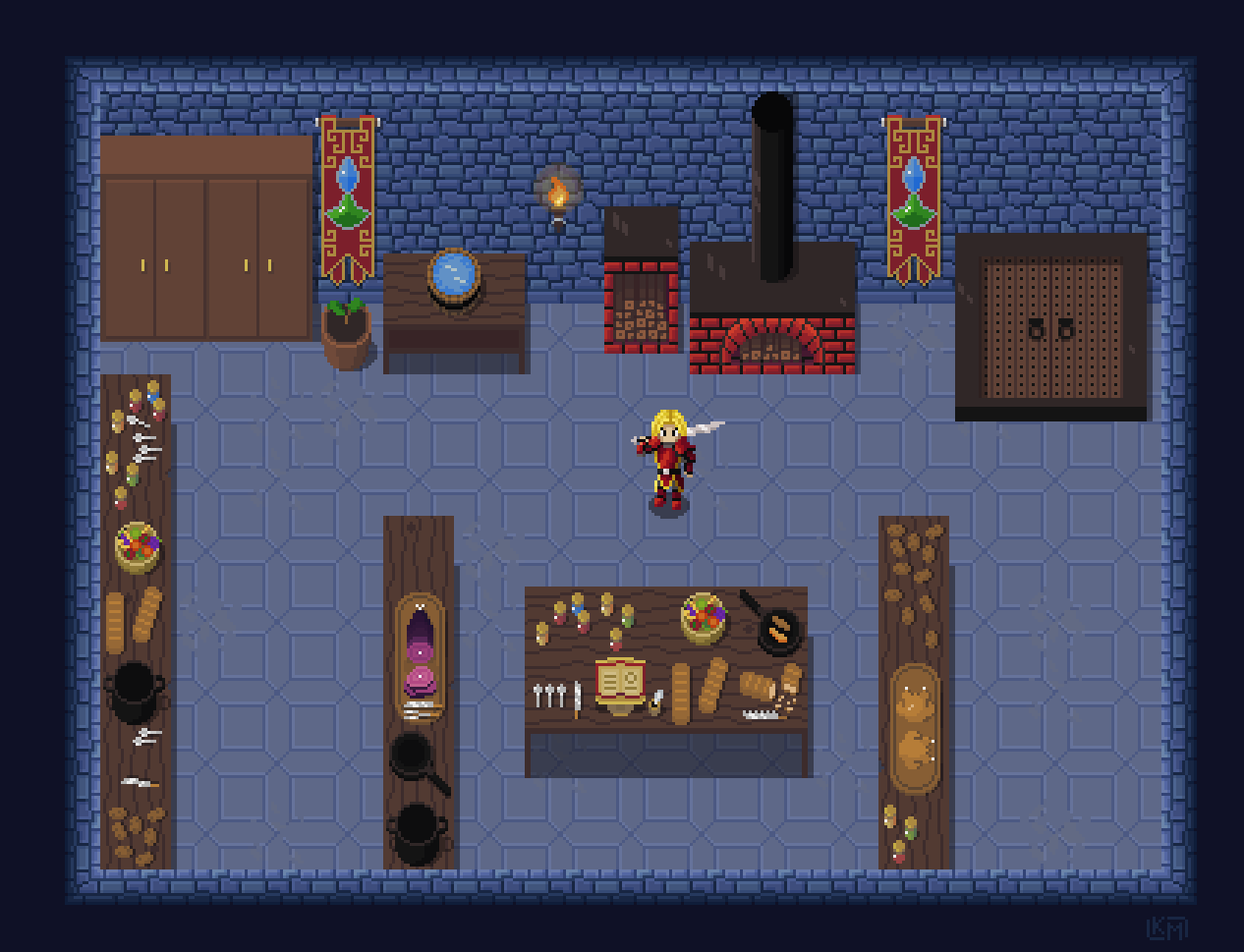 Castle Kitchen by RollToNotDie