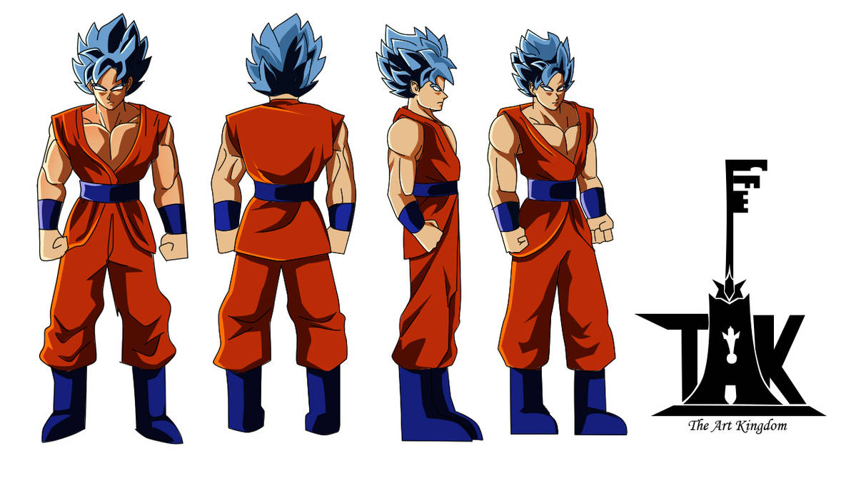 Official TAK Goku reference sheet by ShadowBT on DeviantArt