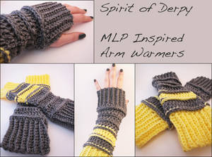 Spirit of Derpy - MLP Inspired Crochet Arm Warmers