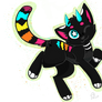 CE: Acai the rainbow kitten