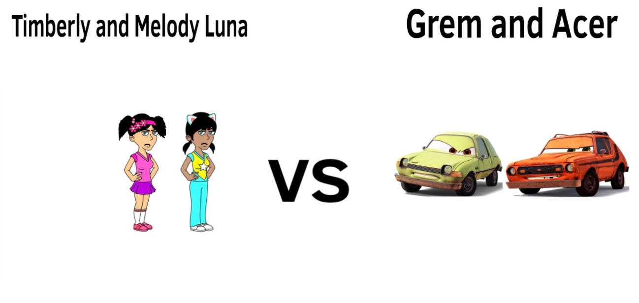 Timberly and Melody Luna VS Grem and Acer by Gabrielclark on DeviantArt