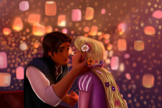 Rapunzel and Eugene