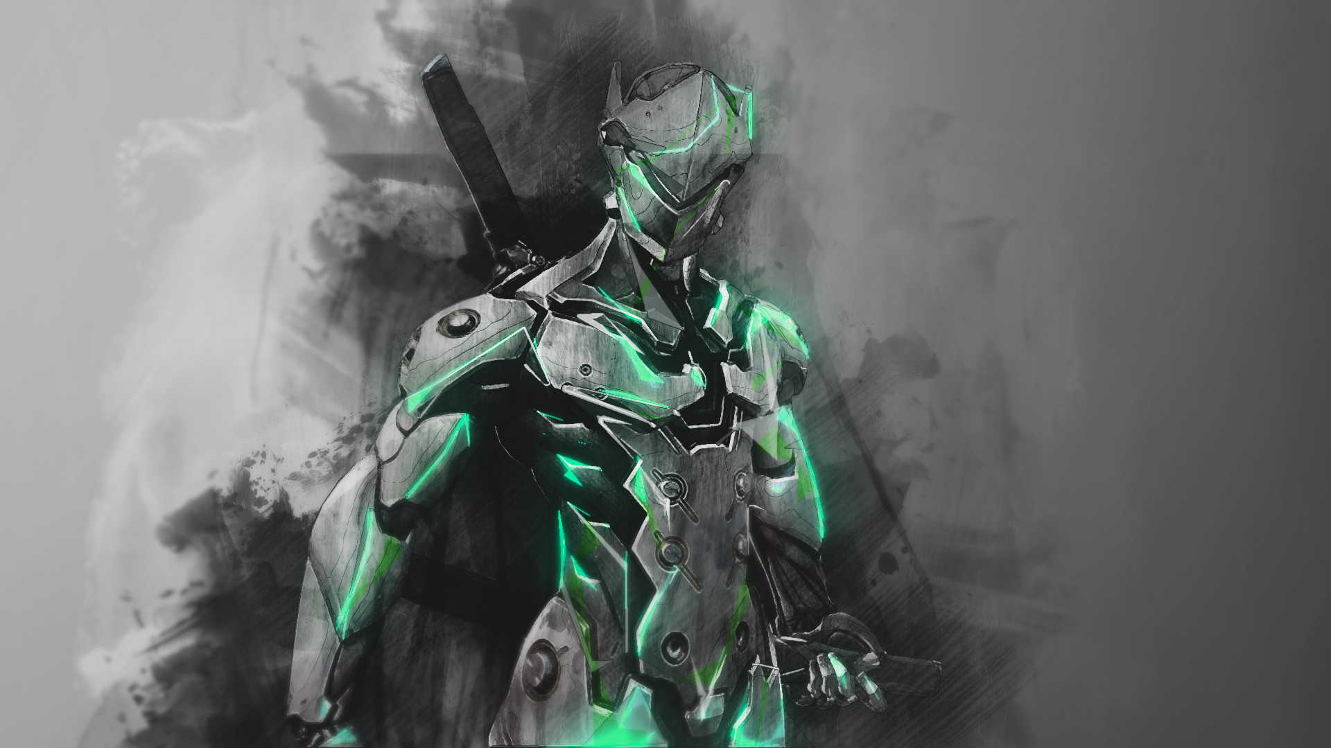 Genji - Overwatch Wallpaper