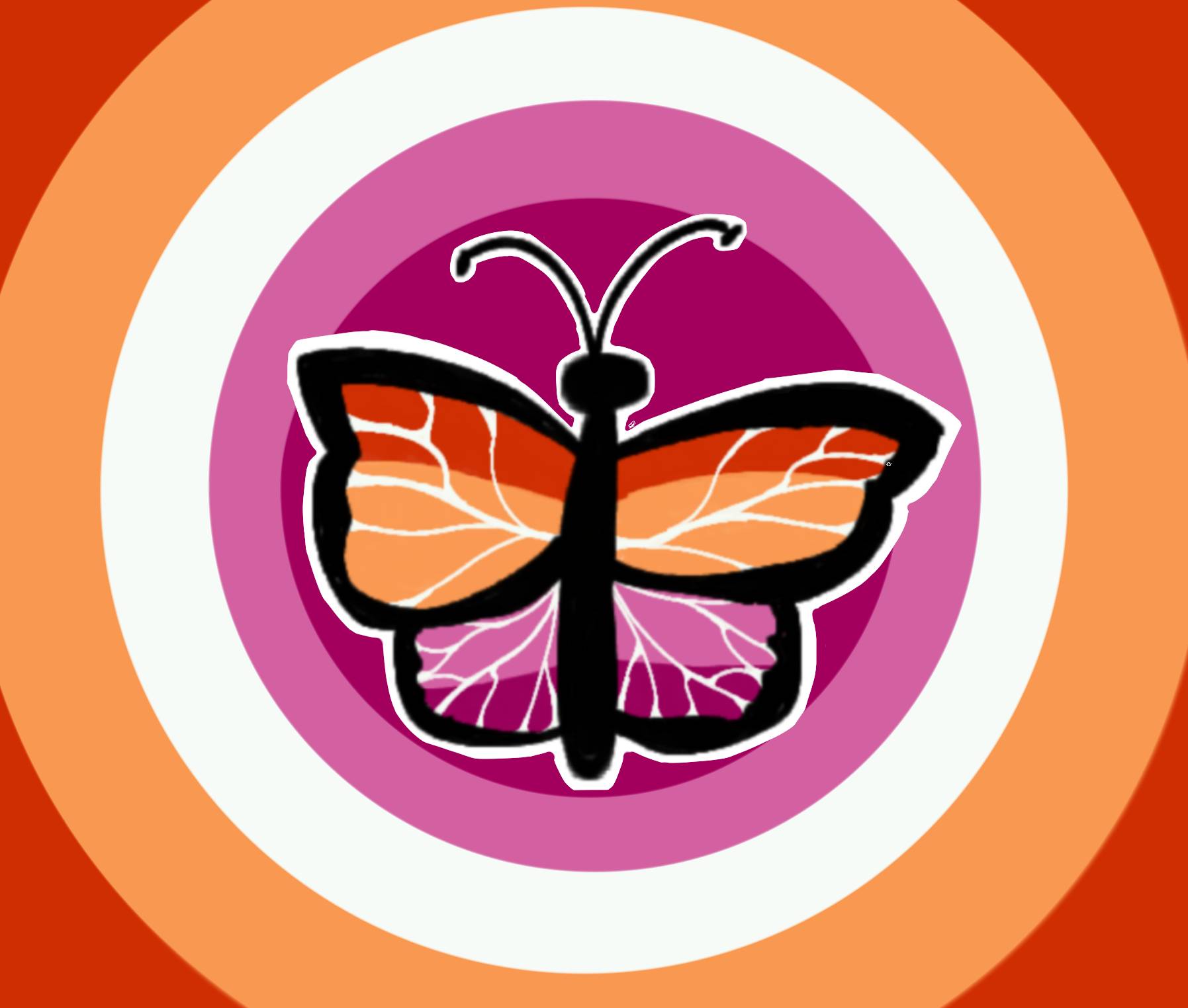Pride animals - Lesbian butterfly by SakuraVale18 on DeviantArt Pride animals - Lesbian butterfly by SakuraVale18 on DeviantArt