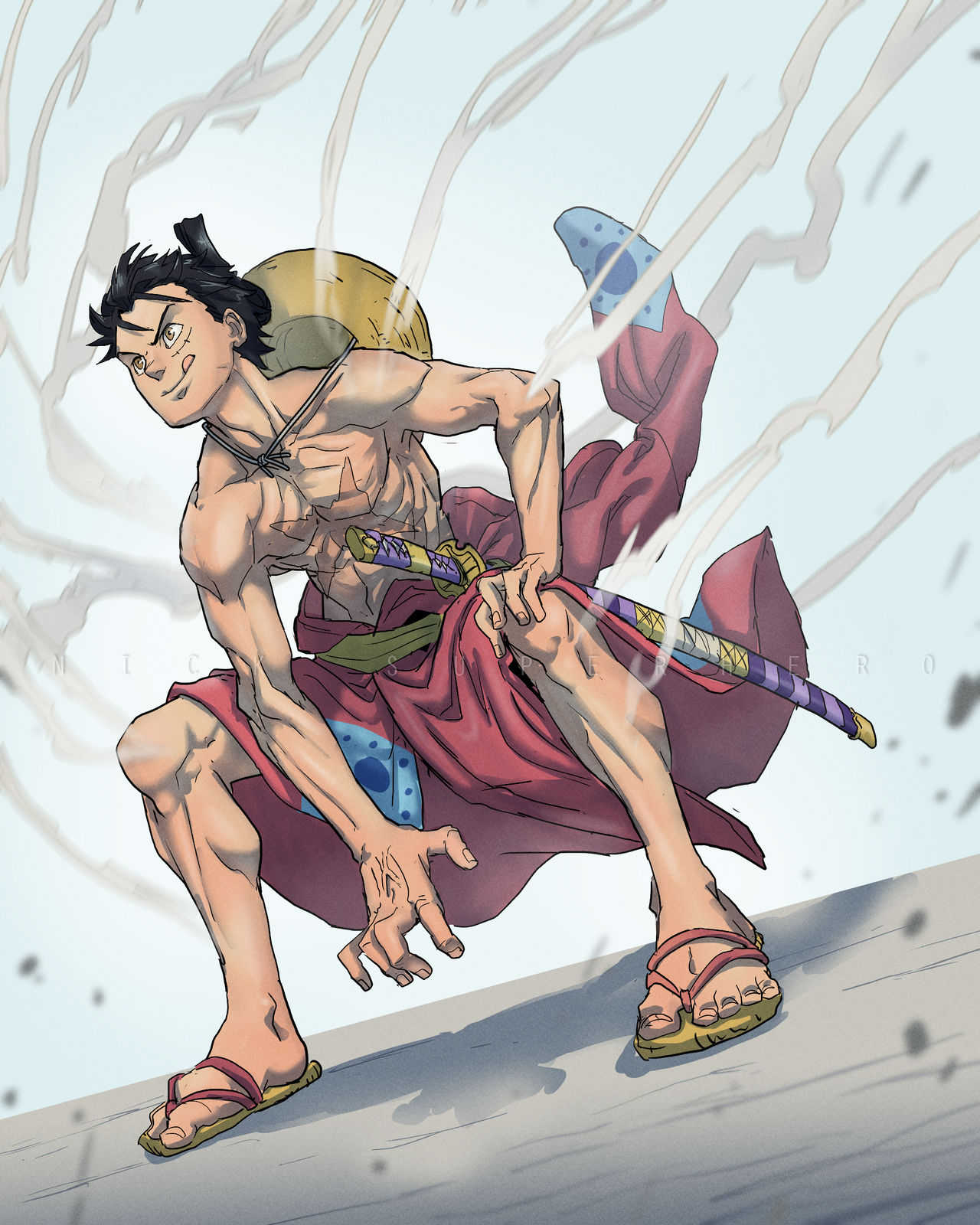 Wano Luffy By Rayhyuuga On DeviantArt wano-luffy-by-rayhyuuga-on-deviantart