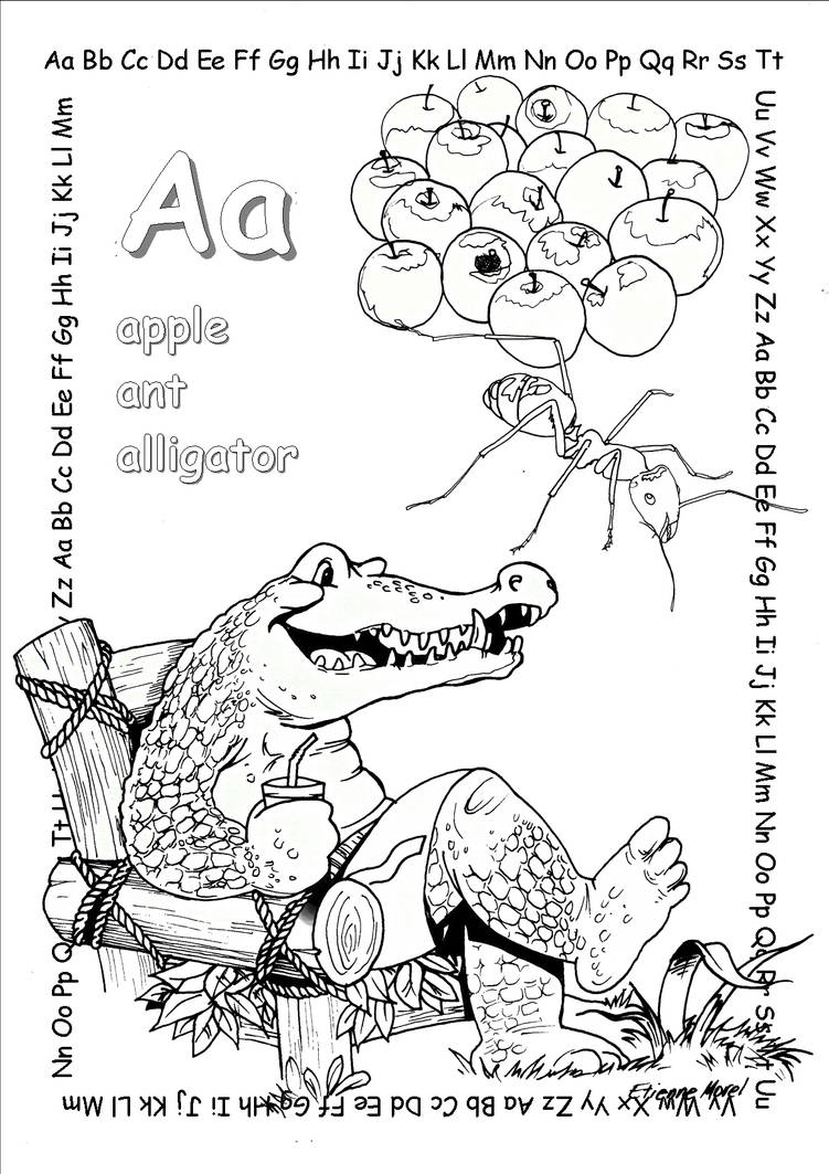 Alphabet Coloring Pages Aa Copy By Jbeverlygreene On Deviantart