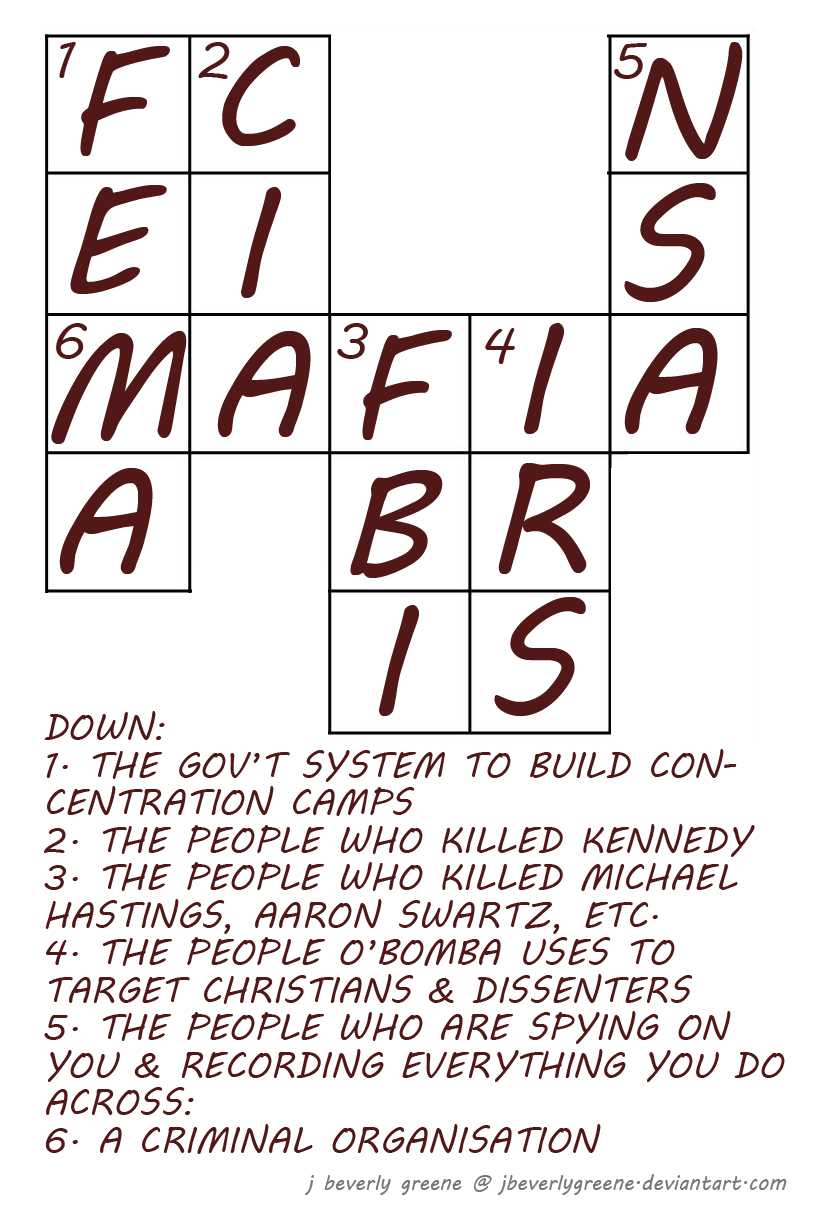 Mafia Crossword Puzzle Copy