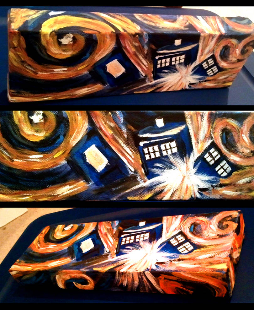 Dr Who's Exploding Tardis by AndreaOfTheLand on DeviantArt