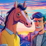 Bojack Horseman and Todd in AI