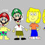 Mario, Luigi, Lori, and Leni