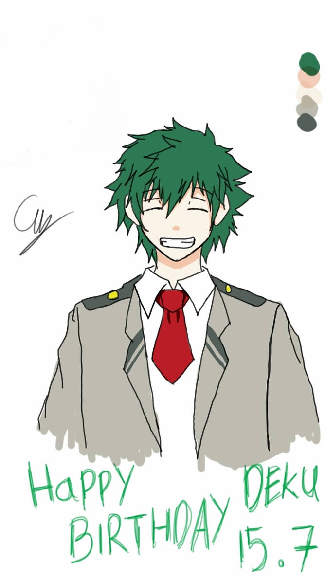 Izuku Midoriya Birthday by LionellLim on DeviantArt