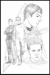 STAR TREK Kirk and Spock by GARRIE GASTONNY