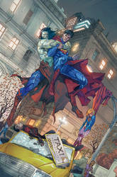 SUPERMAN Cover 14 colored by SUNNY GHO