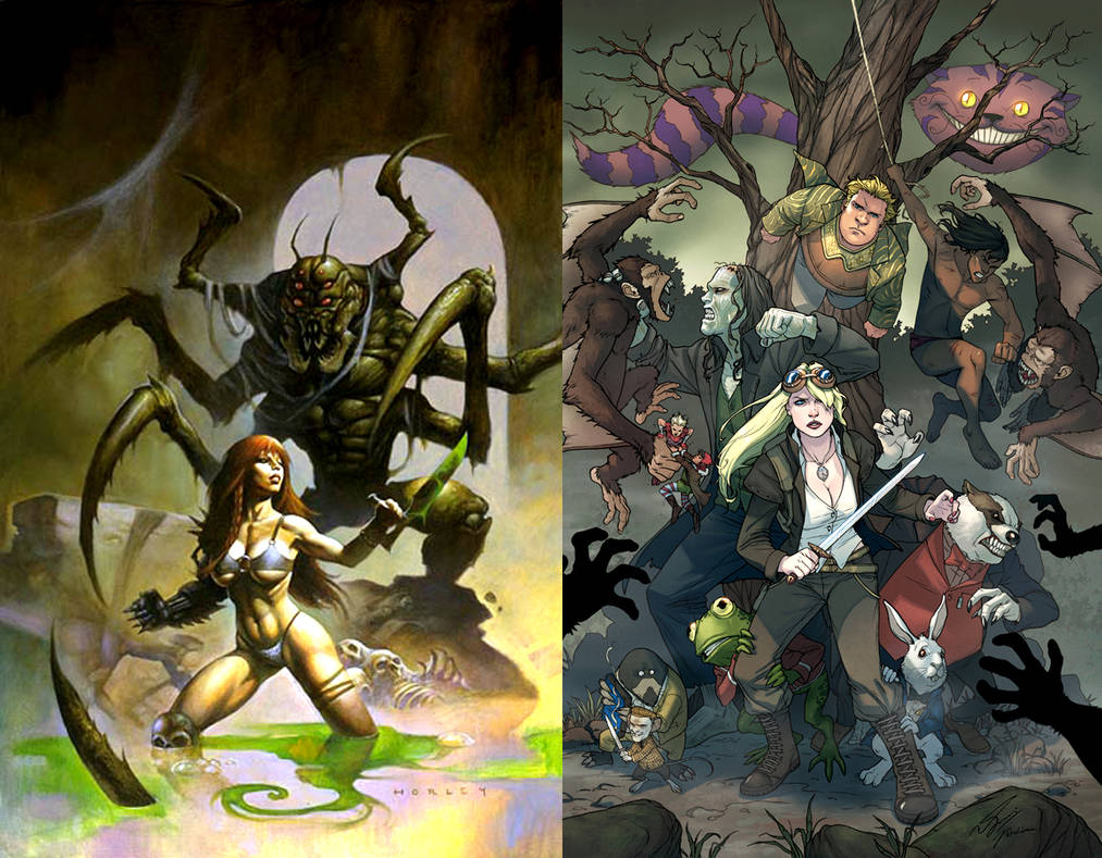 Heavy Metal issue 260 covers by DeevElliott Heavy Metal issue 260 covers by DeevElliott