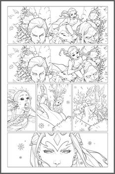 WEIRDING WILLOWS Vol 2 line art by Sami Basri