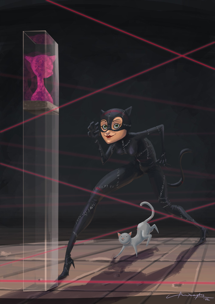 Catwoman on the prowl