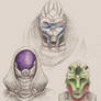 Mass Effect, Pencil and Color Pencil