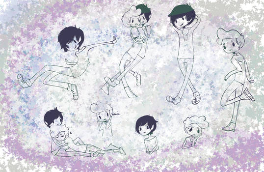 Marshall Lee and Prince Gumball