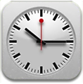 iOS 6 iPad clock icon