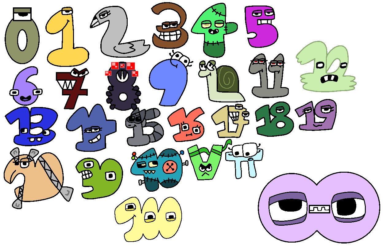 My Alphabet/Number Lore Comics 81-90