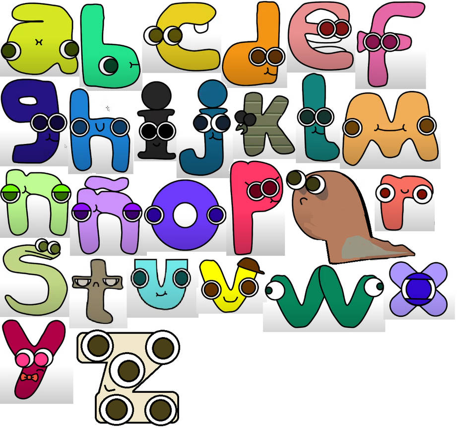 Spanish Alphabet Lore: Lowercase Sprites (Accurate Version) - TurboWarp