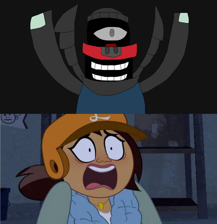 Fake Boone Jumpscares Sharon McGee by FluffyIsCool2022 on DeviantArt