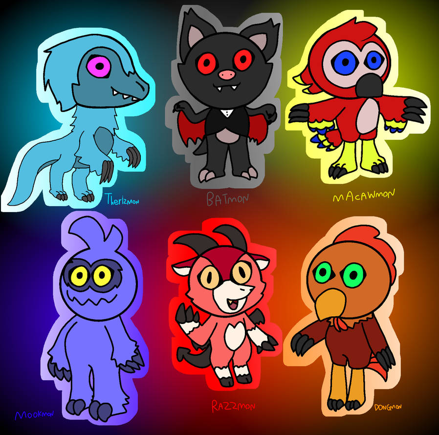 My Digimon OCs As Rookies by FluffyIsCool2022 on DeviantArt