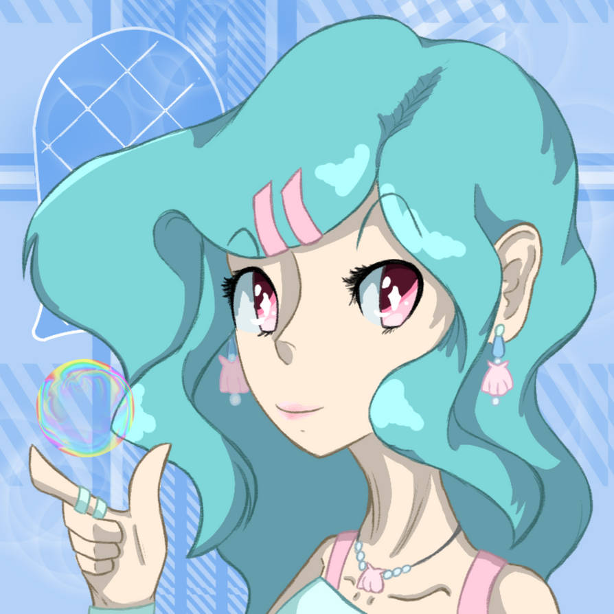 Teal Ocean pfp girl by sciencekin on DeviantArt