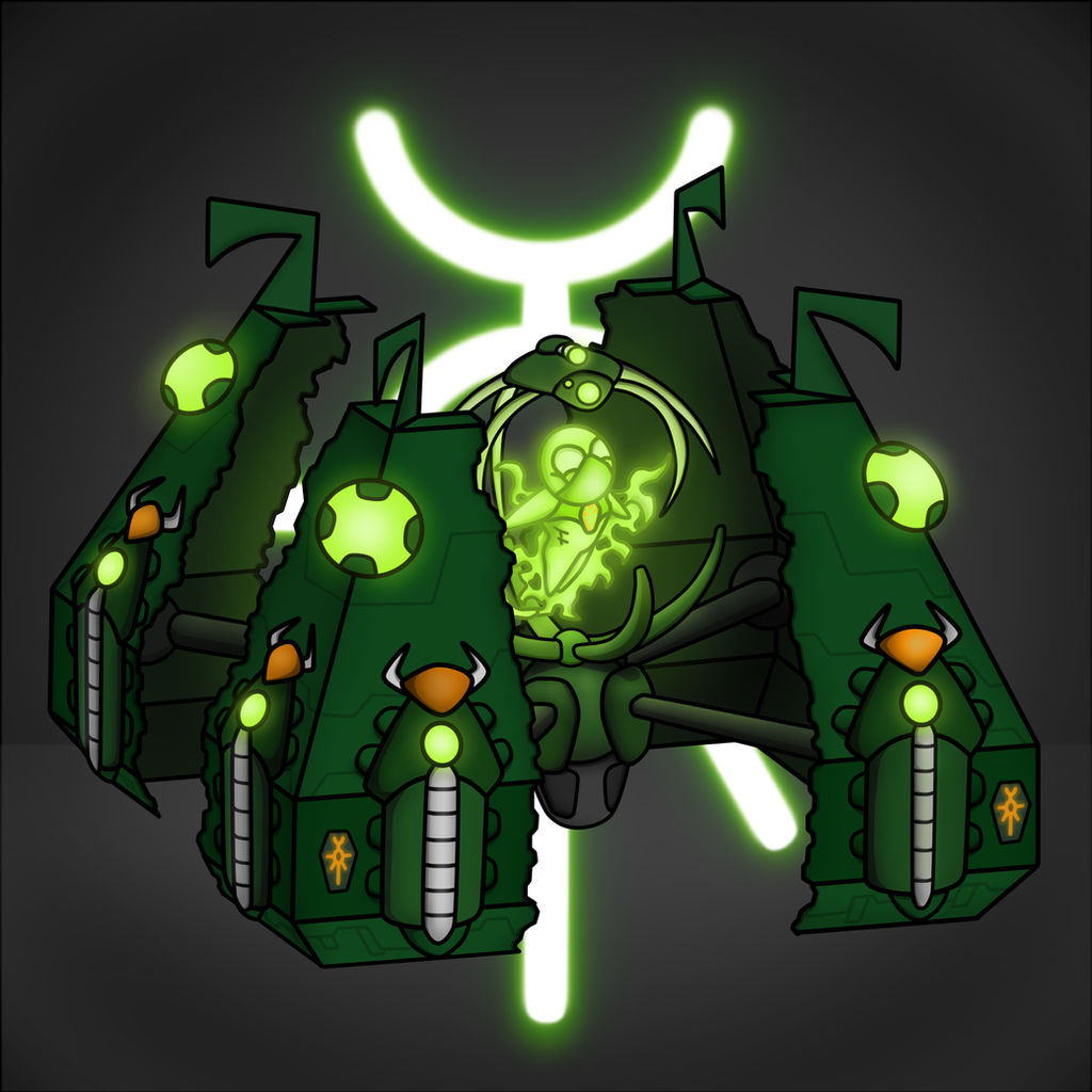 Carbot W40K Necron : Tesseract Vault by CountryGump on DeviantArt