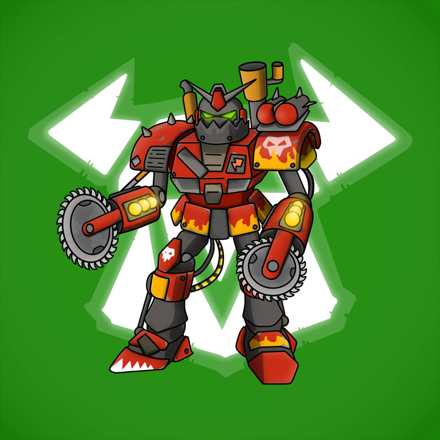 Carbot W40K Ork Looted gundam by CountryGump on DeviantArt