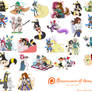 Monthly Patreon Rewards Pics -Art Dump!-