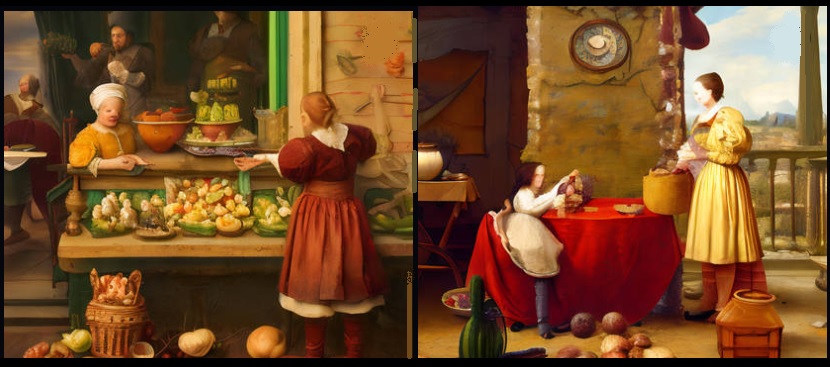 Breakfast Evolution Renaissance Renaissance Food Market by PTPenguino on DeviantArt