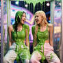 Messy kpop girls gunged slimed barefoot