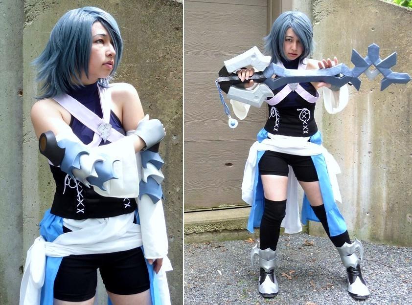 Kingdom Hearts Cosplay: Aqua 2